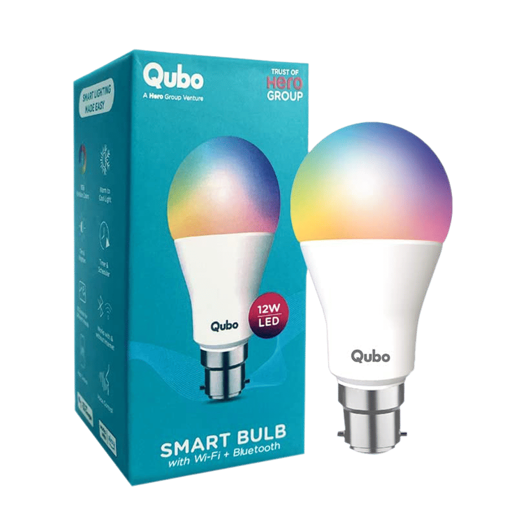 Buy Qubo B22 12 Watts Electric Powered Smart Bulb (1200 Lumens